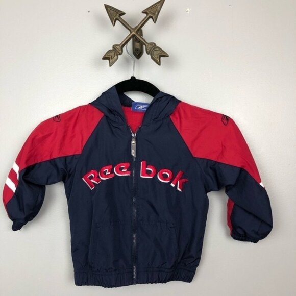 Reebok kids navy and red jacket size 3T‎ - Picture 1 of 7